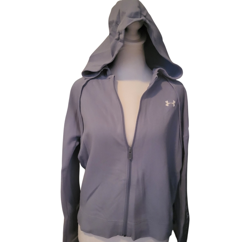 Under Armour Zip Hoodie Blue sz S